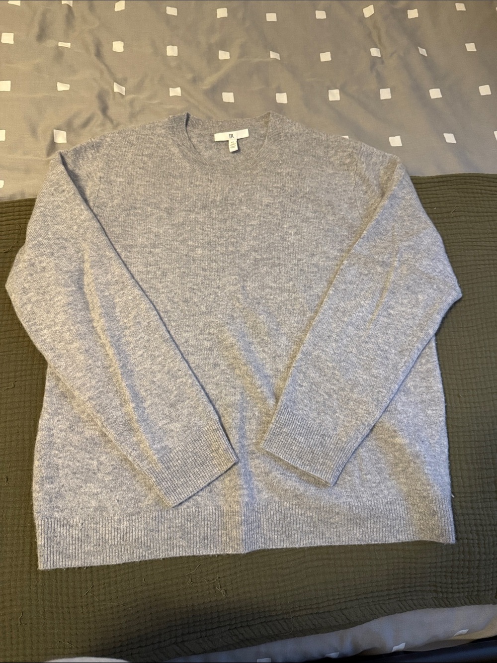 Banana Republic Women's Crewneck Sweater in Light Gray